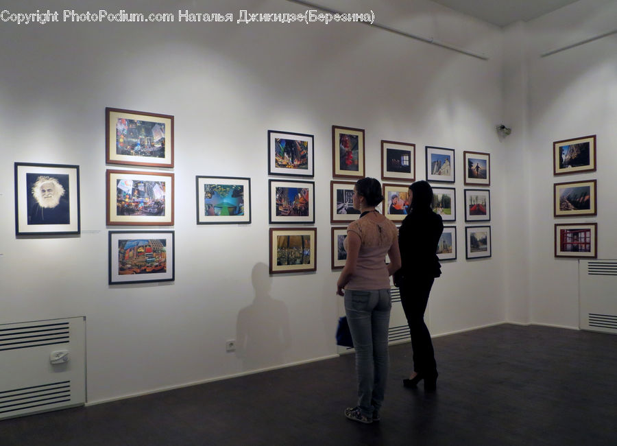 Art, Art Gallery, People, Person, Human, Painting, Floor