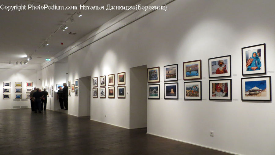 Art, Art Gallery, Floor, Flooring, Corridor, Monitor, Screen
