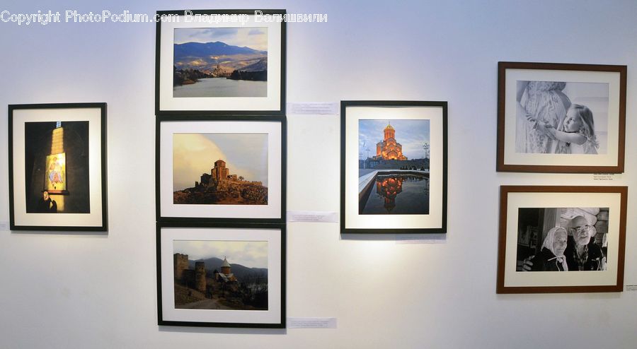 Art, Art Gallery, Architecture, Castle, Fort, Painting, Collage