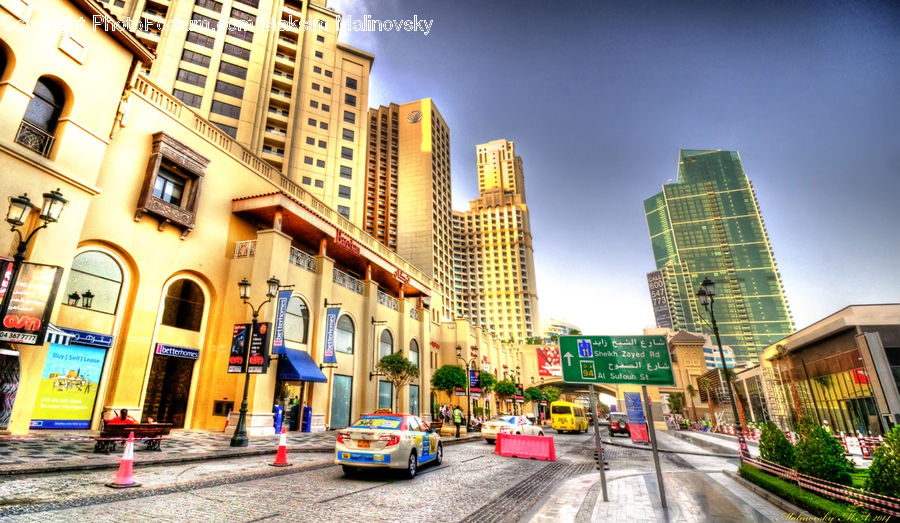 City, Downtown, Neighborhood, Town, Metropolis, Urban, Building