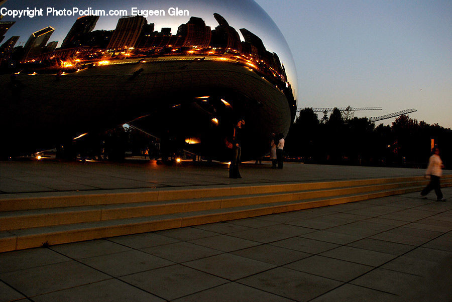 City, Downtown, Metropolis, Urban, Auditorium, Building, Architecture