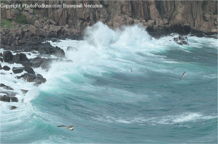 Outdoors, Sea, Sea Waves, Water, Arctic, Glacier, Ice