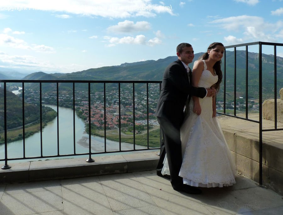 Human, People, Person, Balcony, Clothing, Overcoat, Suit