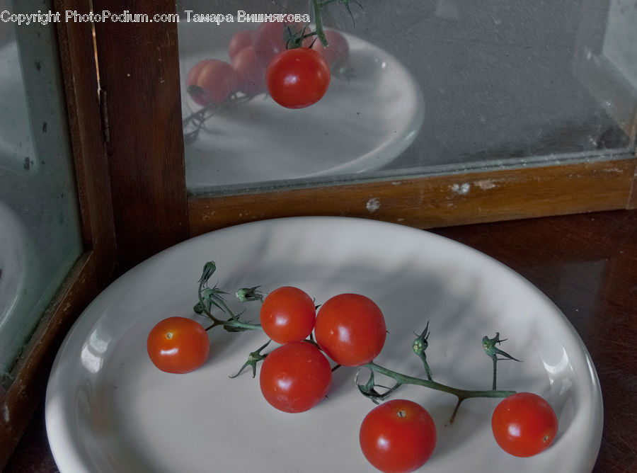 Produce, Tomato, Vegetable, Plant, Potted Plant, Bowl, Cherry