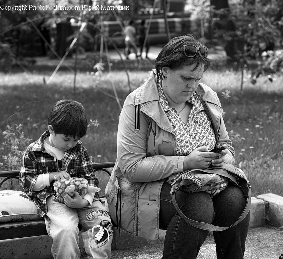 People, Person, Human, Bench, Female, Portrait, Selfie