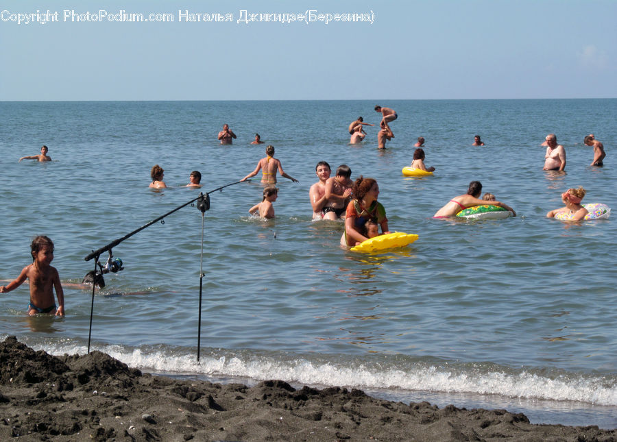 People, Person, Human, Paddle, Racket, Tubing, Water