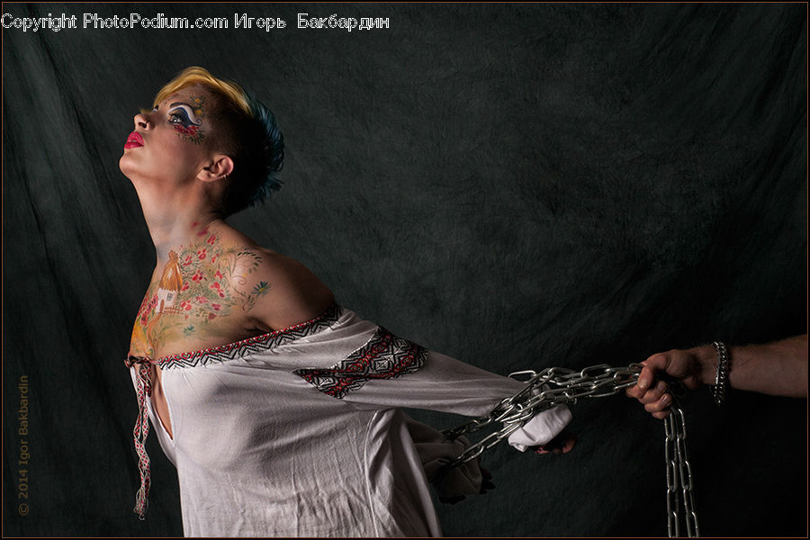 People, Person, Human, Tattoo, Dance, Dance Pose, Robe