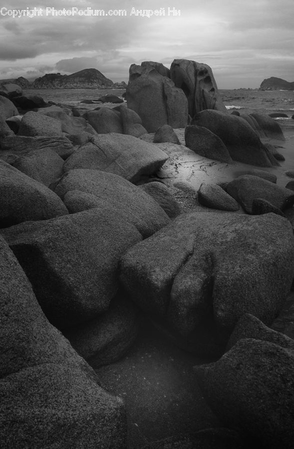 Rock, Outdoors, Sand, Soil, Coast, Sea, Water