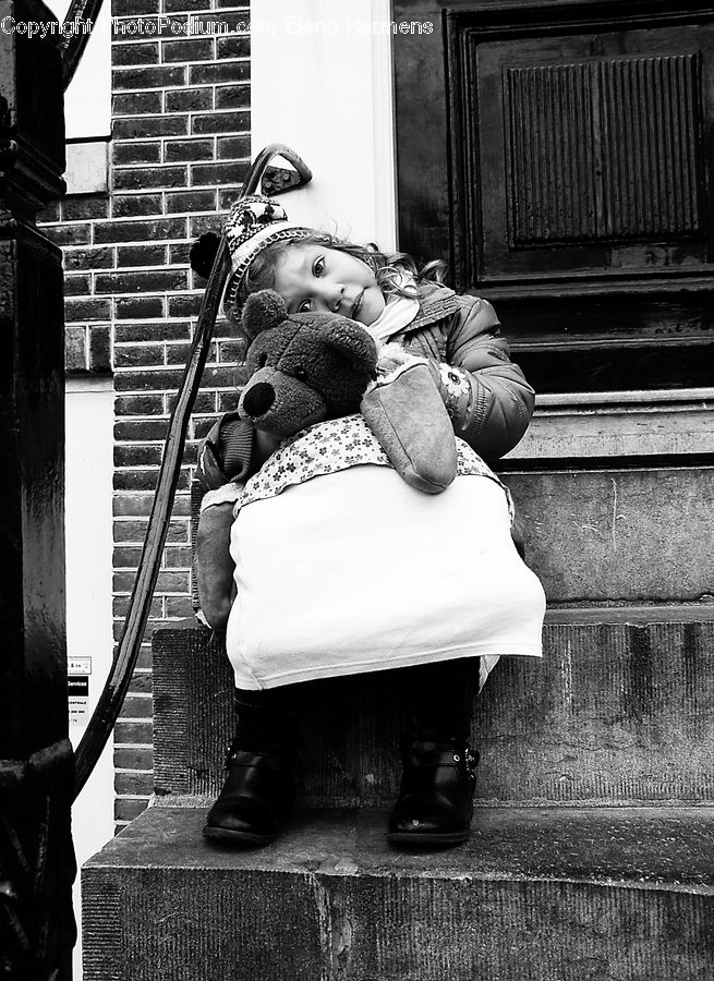 Human, People, Person, Brick, Bench, Chair, Furniture