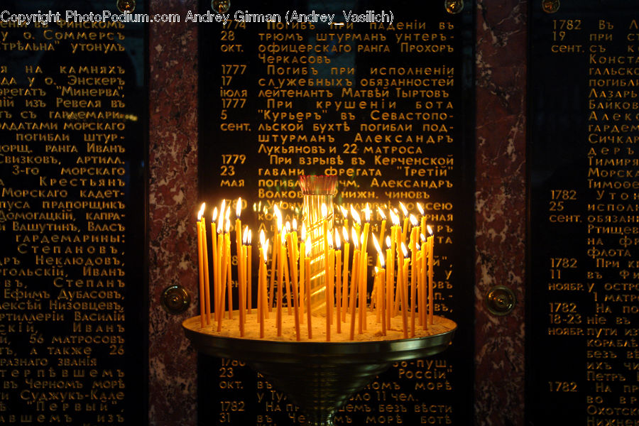 Incense, Candle, Calligraphy, Handwriting, Text, Indoors, Interior Design