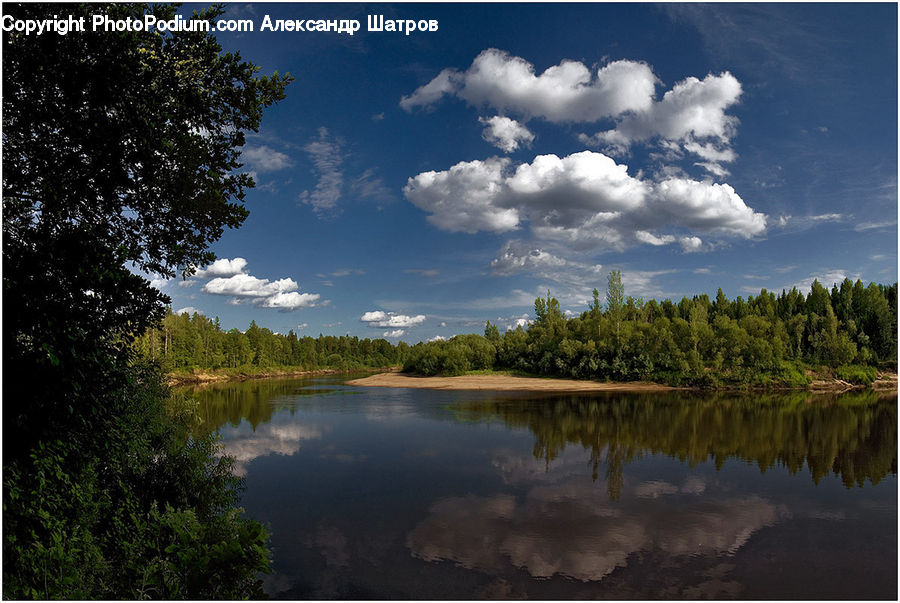 Cloud, Cumulus, Sky, Azure Sky, Outdoors, Landscape, Nature