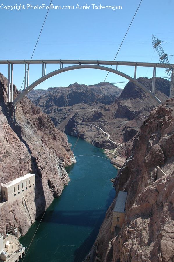 Arch, Arch Bridge, Bridge, Cliff, Outdoors, Mountain, Valley
