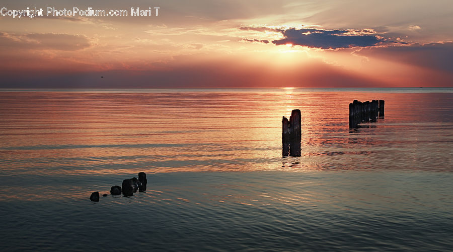 Dawn, Dusk, Sky, Sunrise, Sunset, Beach, Coast