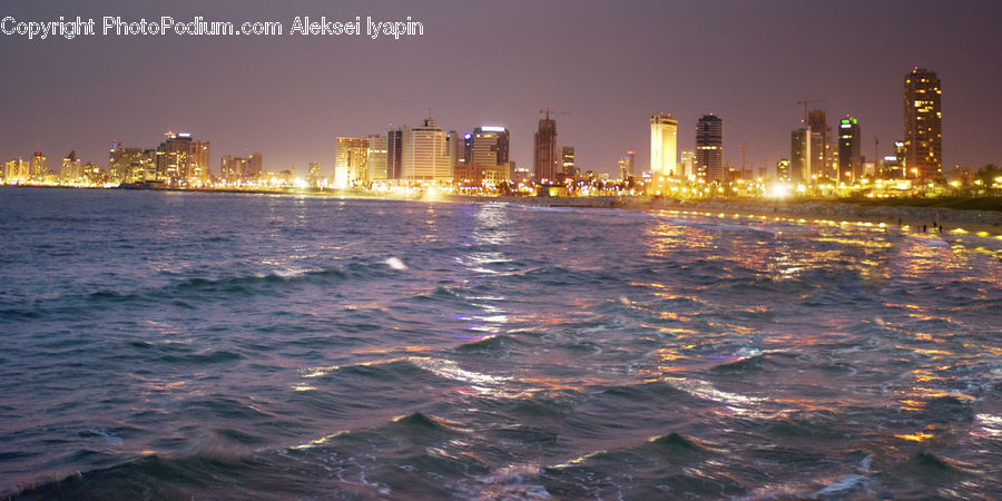 City, Downtown, Metropolis, Urban, Outdoors, Ripple, Water