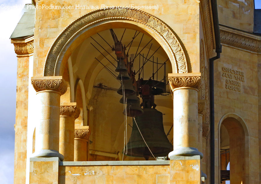 Column, Pillar, Arch, Banister, Handrail, Staircase, Architecture