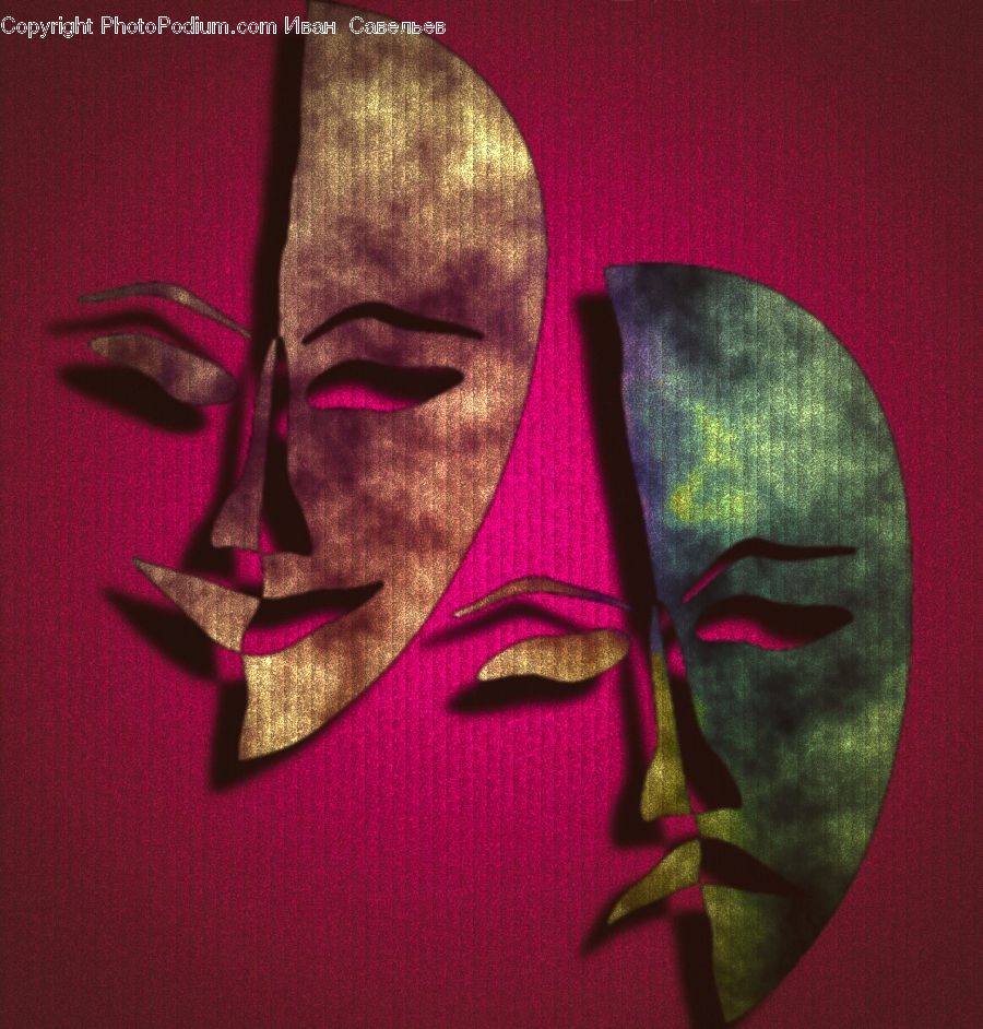 Head, Portrait, Art, Modern Art, Face, Bust