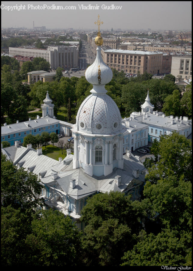 Architecture, Dome, Downtown, Neighborhood, Town, Bell Tower, Clock Tower