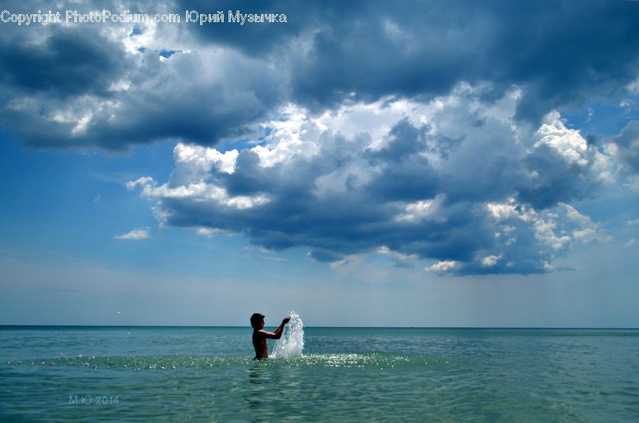 Azure Sky, Cloud, Outdoors, Sky, Sea, Water, Ocean