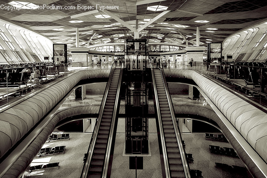Railing, Train, Vehicle, Subway, Train Station, Banister, Handrail