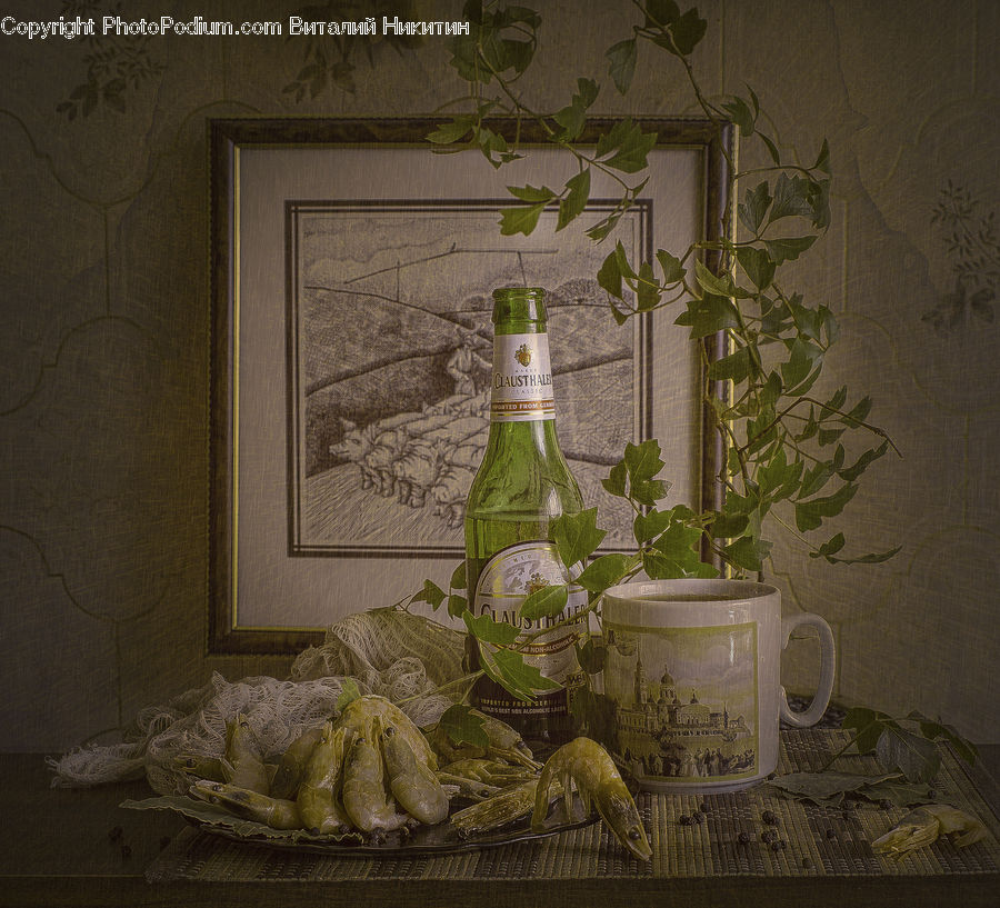 Alcohol, Beer, Beer Bottle, Beverage, Bottle, Drink, Floral Design