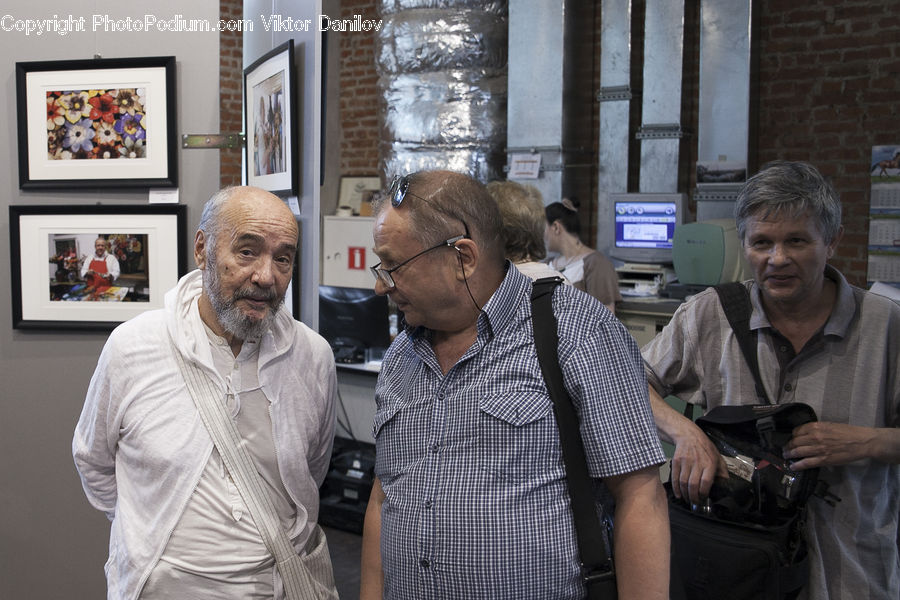 Human, People, Person, Beard, Hair, Monitor, Screen