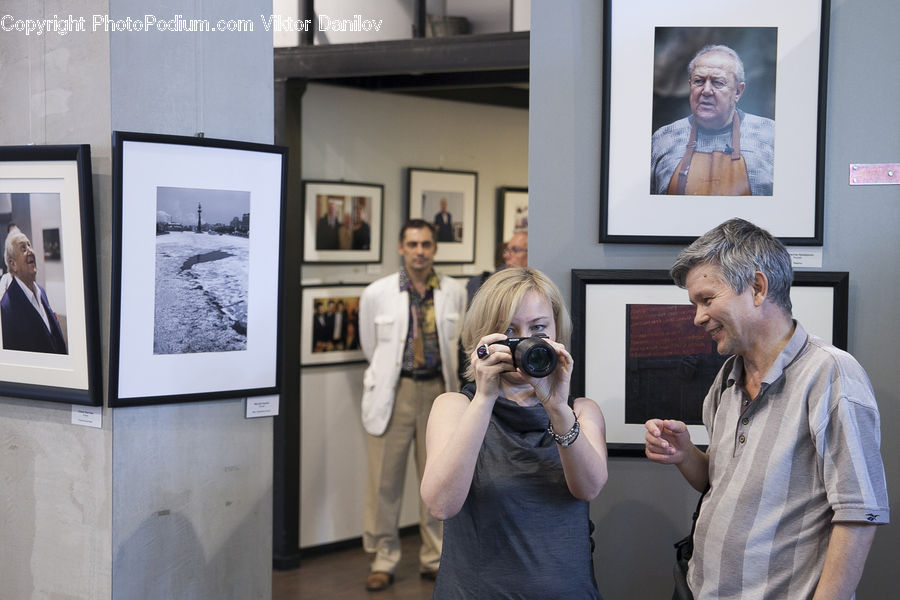 People, Person, Human, Photographer, Art, Art Gallery, Camera