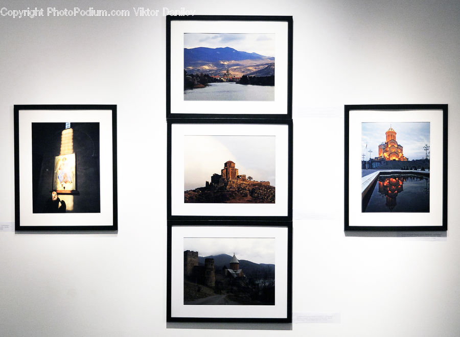 Collage, Poster, Architecture, Castle, Fort, Art, Art Gallery