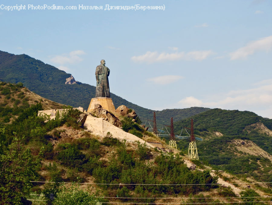 Architecture, Bell Tower, Clock Tower, Tower, Crest, Mountain, Outdoors