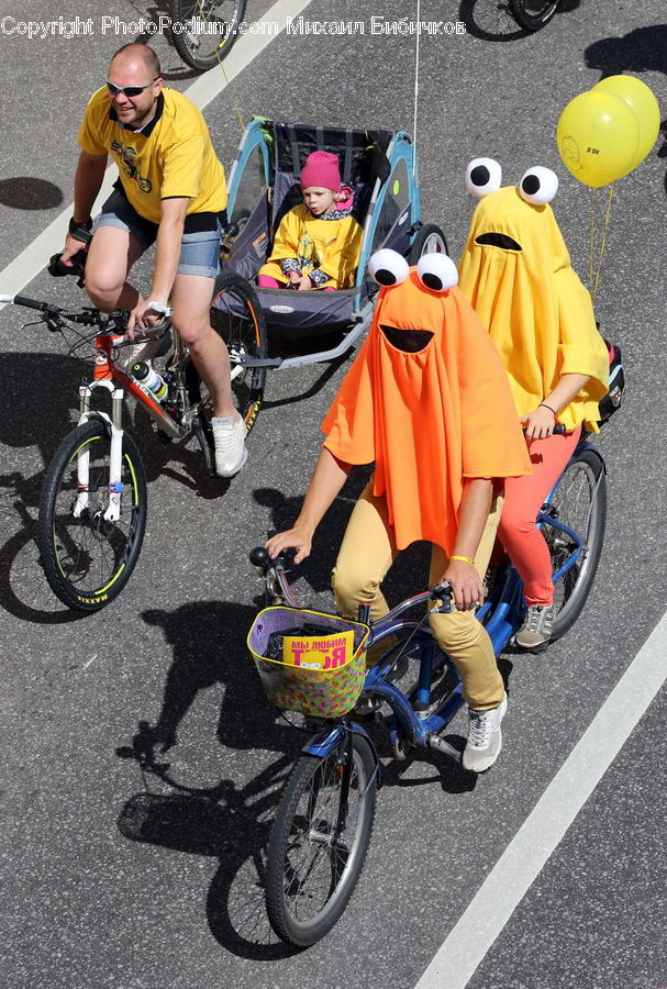 People, Person, Human, Bicycle, Bike, Vehicle, Asphalt
