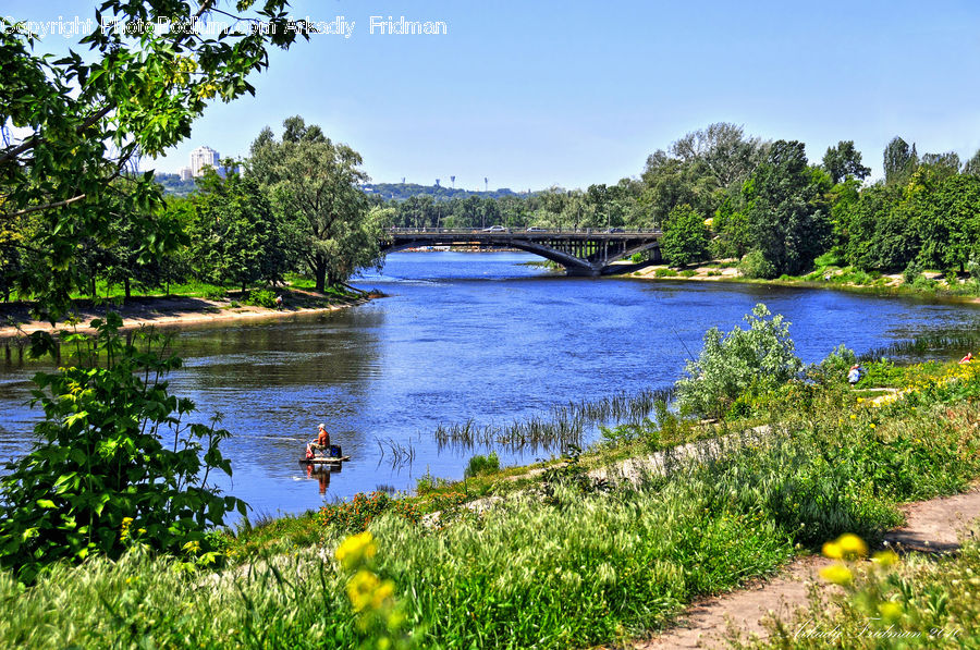 Outdoors, Pond, Water, Plant, Vegetation, Canal, River