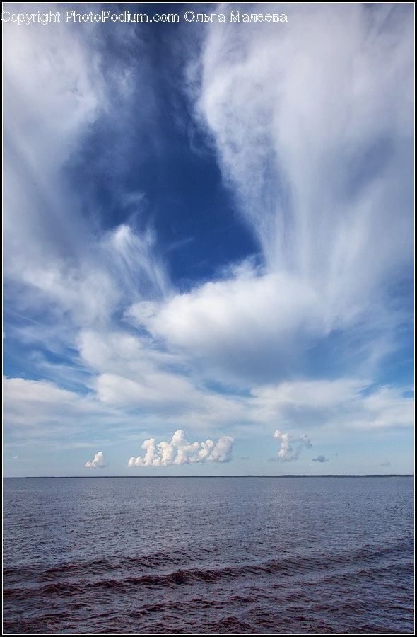 Ocean, Outdoors, Sea, Water, Azure Sky, Cloud, Sky