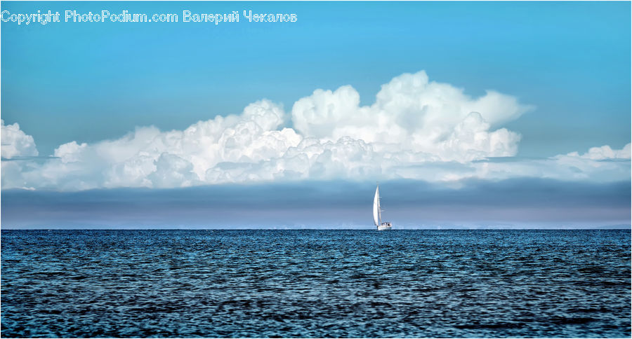 Azure Sky, Cloud, Outdoors, Sky, Ocean, Sea, Water