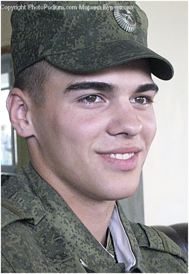 Human, People, Person, Military, Cap, Hat, Face
