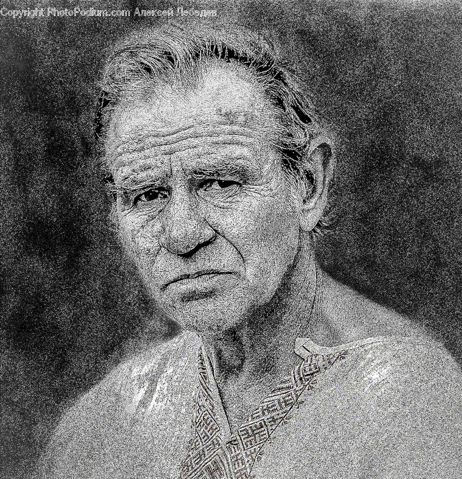 Person, Portrait, Head, Drawing, Sketch, Face
