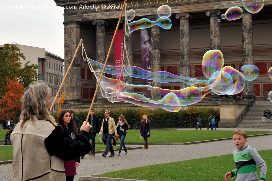 Bubble, People, Person, Human, Leisure Activities, Walking, Park