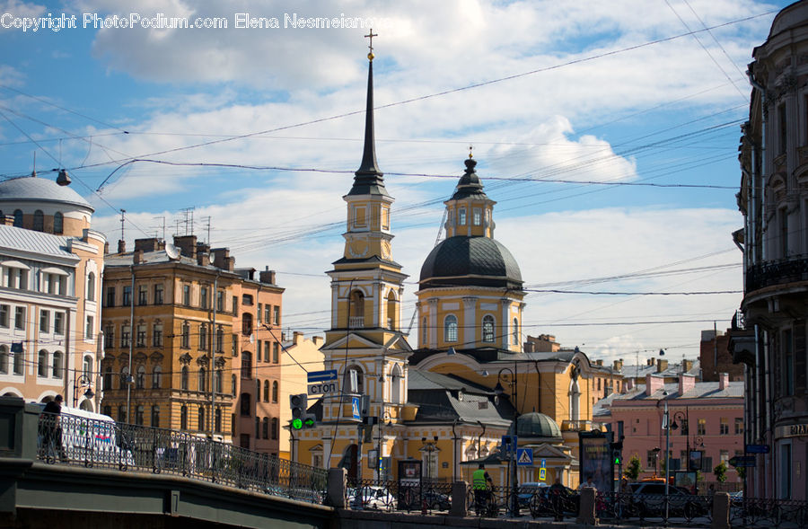 Architecture, Spire, Steeple, Tower, Balcony, Bell Tower, Clock Tower