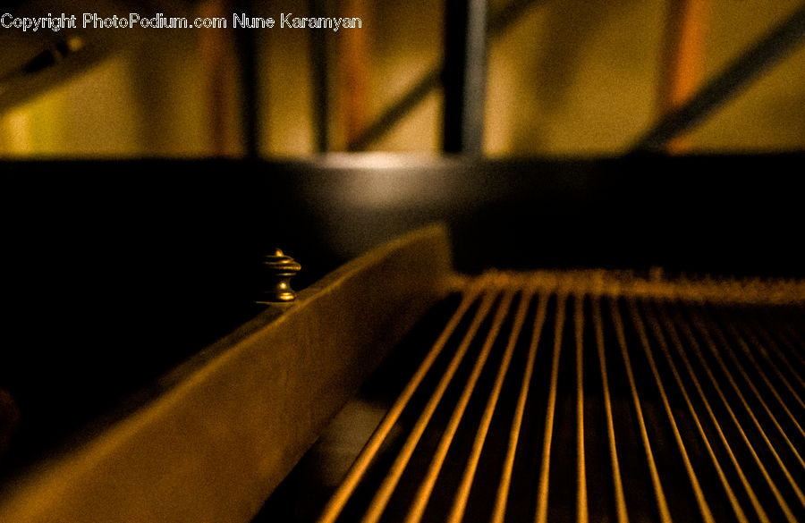 Banister, Handrail, Grand Piano, Musical Instrument, Piano, Cinema, Theater