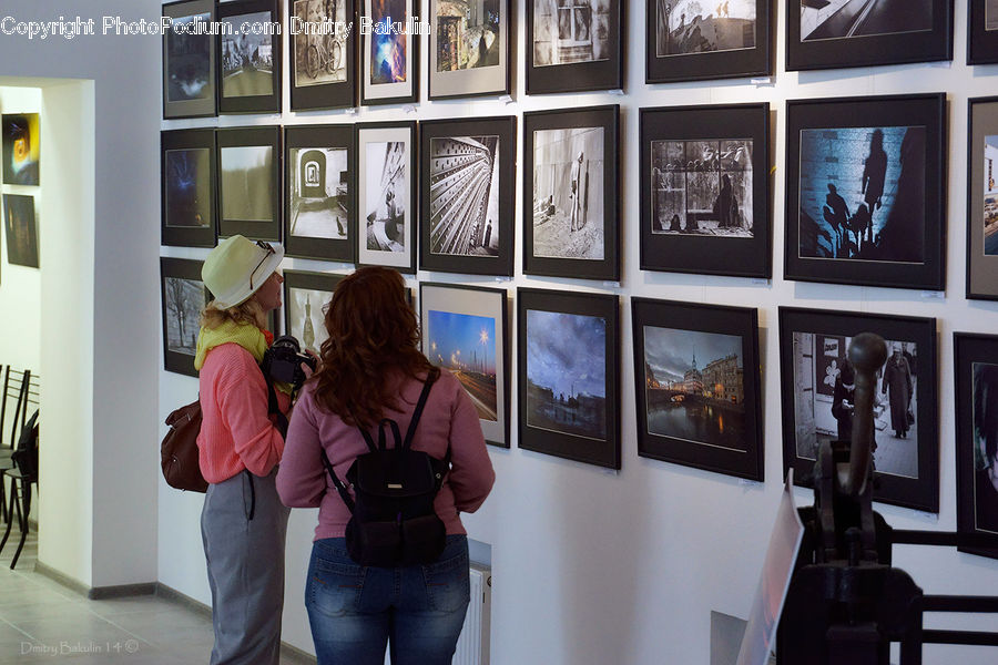 People, Person, Human, Art, Art Gallery, Backpack, Bag