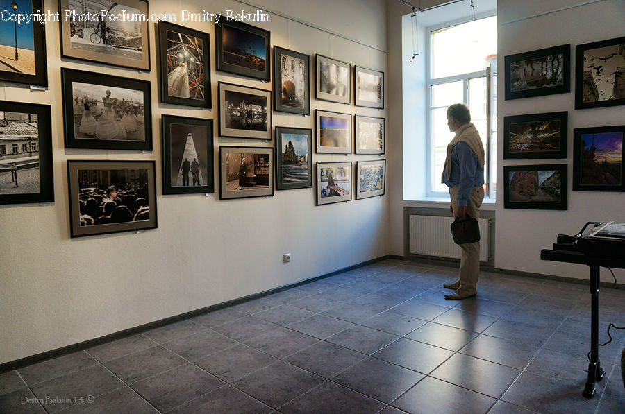 Art, Art Gallery, Floor, Flooring, Monitor, Screen, Entertainment Center