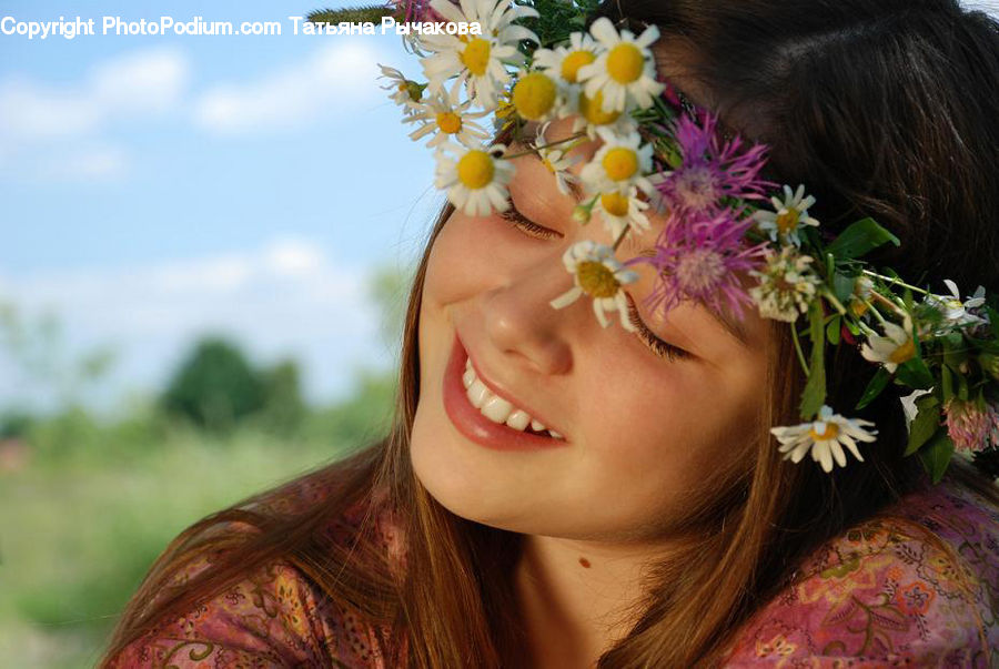Plant, Potted Plant, People, Person, Human, Female, Girl