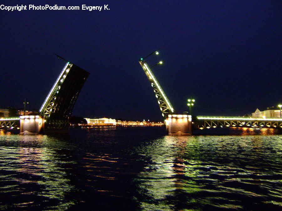 Construction, City, Downtown, Metropolis, Urban, Arch Bridge, Bridge