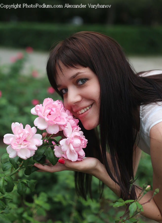 People, Person, Human, Female, Girl, Woman, Flower