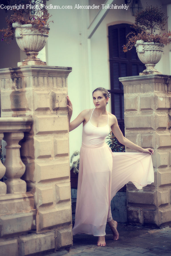 People, Person, Human, Bridesmaid, Evening Dress, Jar, Porcelain
