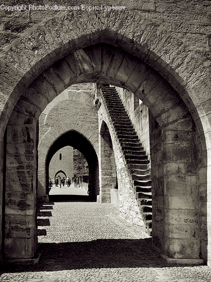 Arch, Brick, Arched