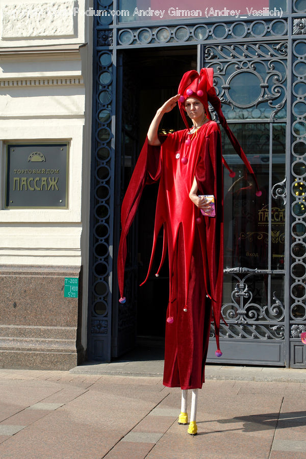People, Person, Human, Coat, Costume, Clown, Performer