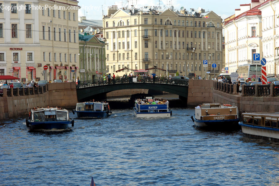 Boat, Watercraft, Canal, Outdoors, River, Water, Cruise Ship
