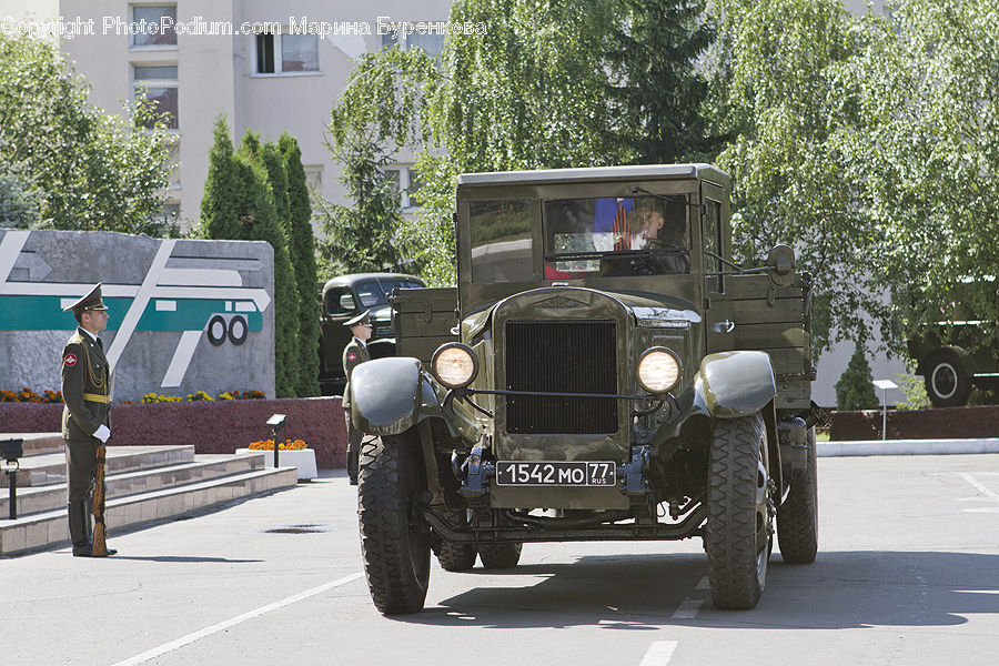 Antique Car, Car, Model T, Vehicle, People, Person, Human