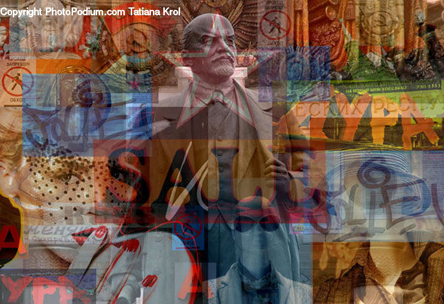 People, Person, Human, Collage, Poster, Art, Mosaic