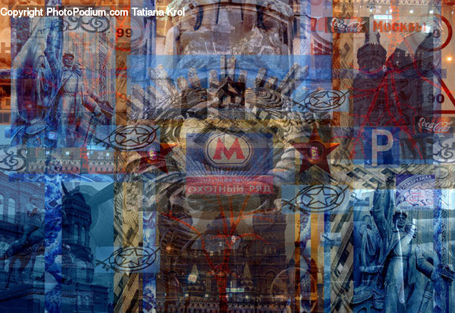 Art, Mosaic, Tile, People, Person, Human, Collage