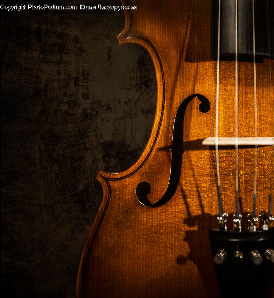 Cello, Fiddle, Musical Instrument, Violin, Bling, Badge, Emblem